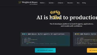 Weights & Biases screenshot 1